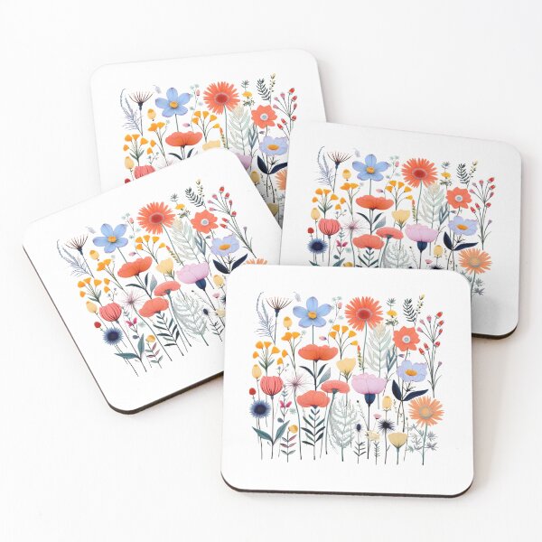 Item preview, handdrawn wildflower s designed and sold by Nice En.