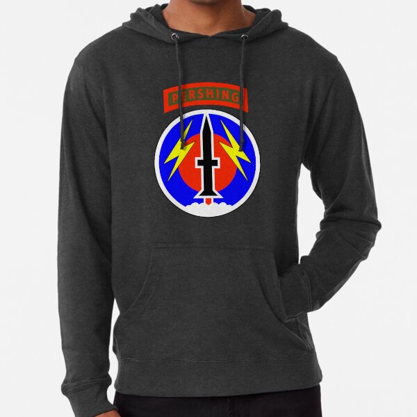 "56th Field Artillery Command "Pershing" US Army" Lightweight Hoodie by wordwidesymbols