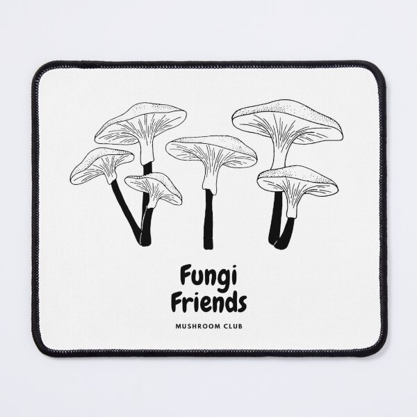 Item preview, Fungi Friends mushroom club branched outline design designed and sold by ModernAndFunky.