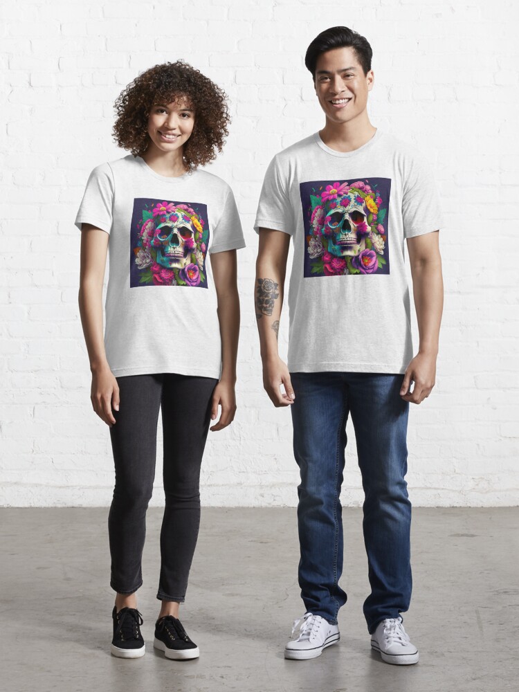 Grateful Dead Skull w/ Flowers T-Shirt