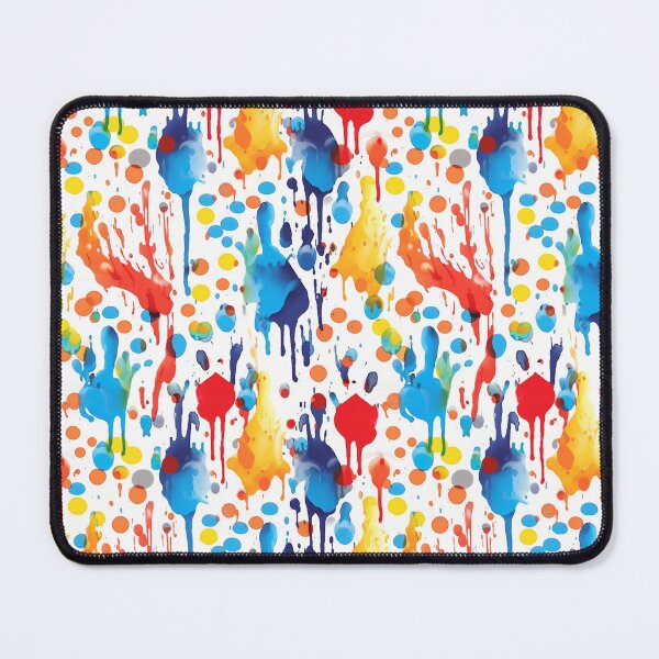 Item preview, multicolored paint stains pattern designed and sold by SameeraDammeyer.