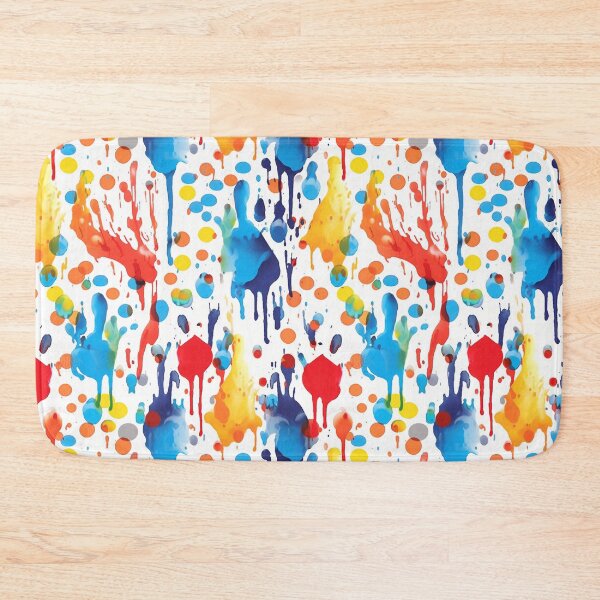 Item preview, multicolored paint stains pattern designed and sold by SameeraDammeyer.