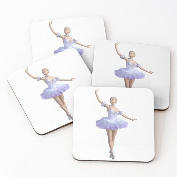 Item preview, Beautiful blonde ballerina on pointe in blue #03 designed and sold by AlluringVisions.