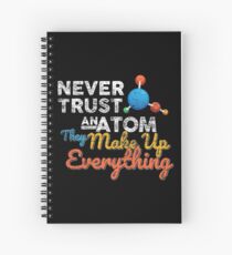 Science Atom Chemistry Spiral Notebook