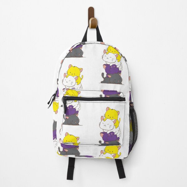 Artikelvorschau, Kawaii Cat Pile Lgbtq Non Binary Pride Flag Kittens Ich liebe das, jetzt im Trend entworfen und verkauft von ChetSaenubon.