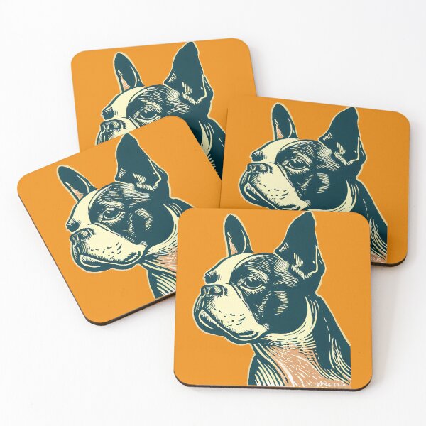 Item preview, Boston TerrierPo Art designed and sold by FunnehGacha.