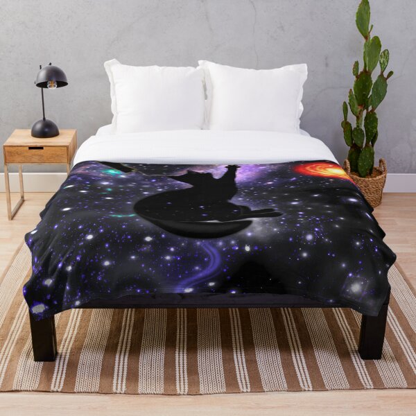 Item preview, Cat reaching for the stars, fantasy art designed and sold by KHWD.