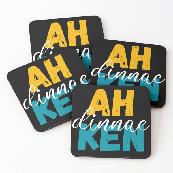Item preview, Ah Dinnae Ken designed and sold by UniqueDesignHub.