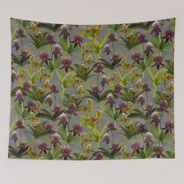 Item preview, Slipper orchids designed and sold by Natalia Ruzhyna.