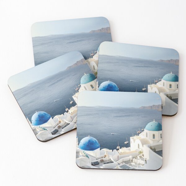 Item preview, Oia Santorini Blue Domes 01 designed and sold by Weston  Westmoreland.