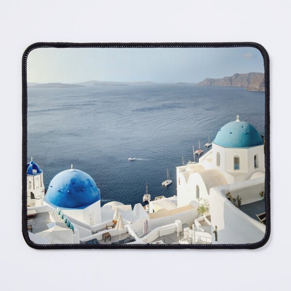 Item preview, Oia Santorini Blue Domes 01 designed and sold by Weston  Westmoreland.
