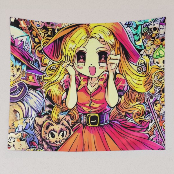 Item preview, Halloween manga girl designed and sold by gringourmand.