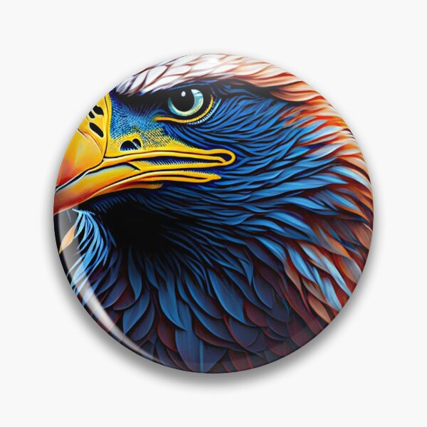 Item preview, "Bald Eagle Full Face Vector Art: A Majestic T-Shirt Illustration" designed and sold by Best-Art-32.
