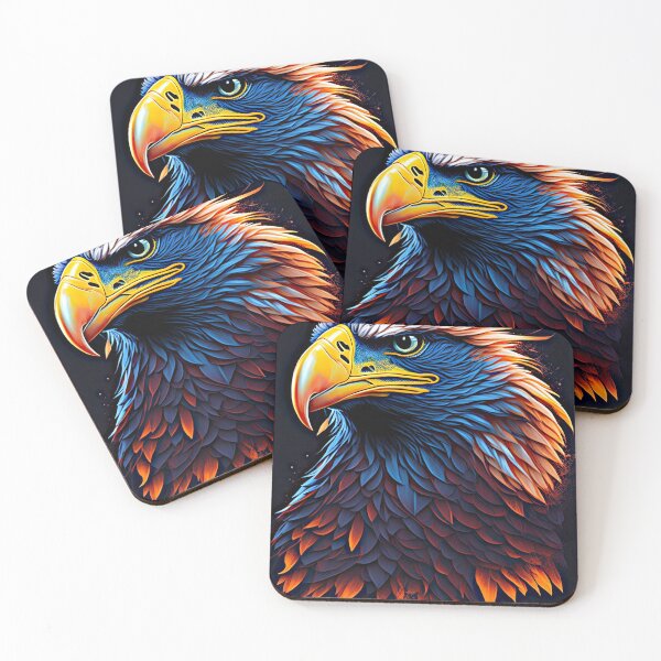 Item preview, "Bald Eagle Full Face Vector Art: A Majestic T-Shirt Illustration" designed and sold by Best-Art-32.