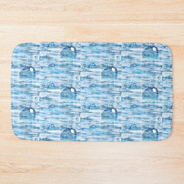 Item preview, Realistic Light Blue Water Droplets Condensation Laptop Sticker designed by Zeesdesign on  Redbubble designed and sold by ZEESDESIGN.