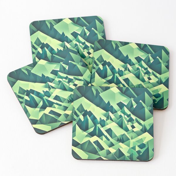 Item preview, Emerald Canopy designed and sold by GetCubedArt.