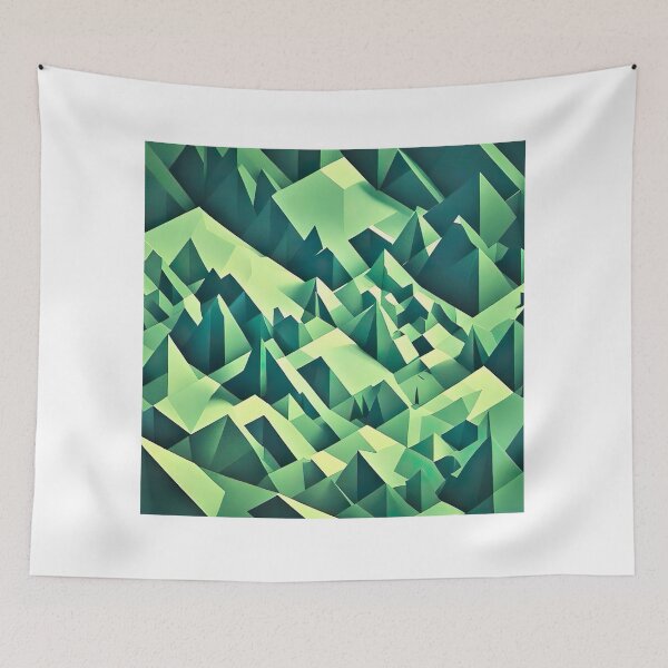 Item preview, Emerald Canopy designed and sold by GetCubedArt.
