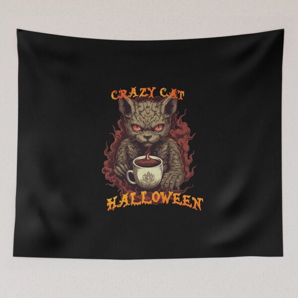 Item preview, Halloween Illustration cat t-shirt and stickers  designed and sold by Mickeymouse2023.