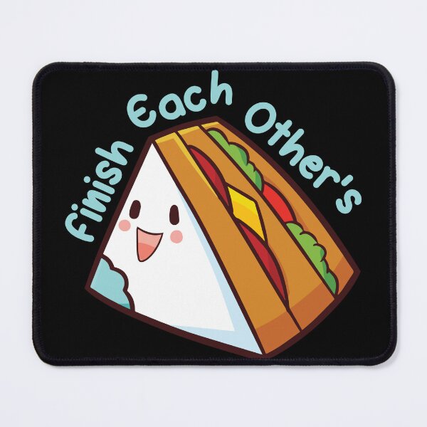 Item preview, Cute Kawaii Finish Each Other's Sandwiches designed and sold by ciken007.