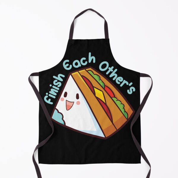 Item preview, Cute Kawaii Finish Each Other's Sandwiches designed and sold by ciken007.