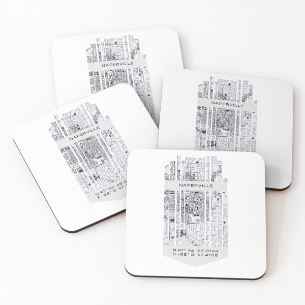 Item preview, AMERICA Naperville, IL - Latitude/Longitude designed and sold by ALLesROUNDER.