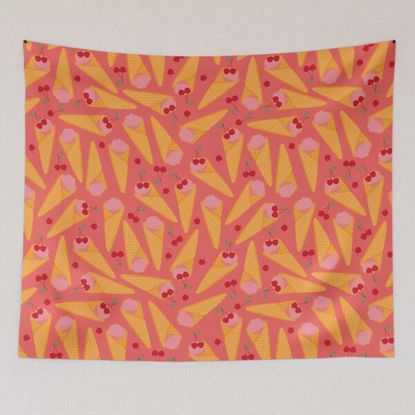 Item preview, pink cherry ice cream designed and sold by Kosinskaya.