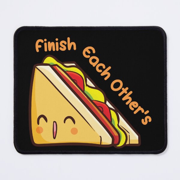 Item preview, Cute Kawaii Finish Each Other's Sandwiches designed and sold by ciken007.