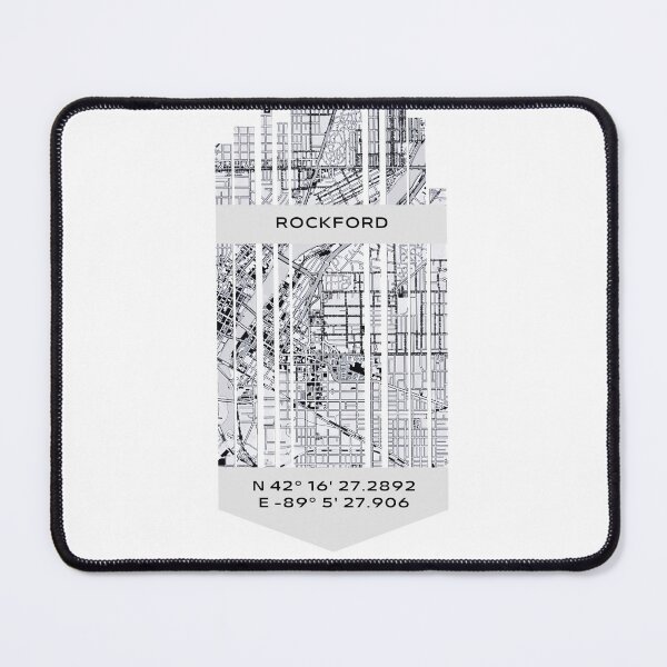 Item preview, AMERICA Rockford, IL - Latitude/Longitude designed and sold by ALLesROUNDER.