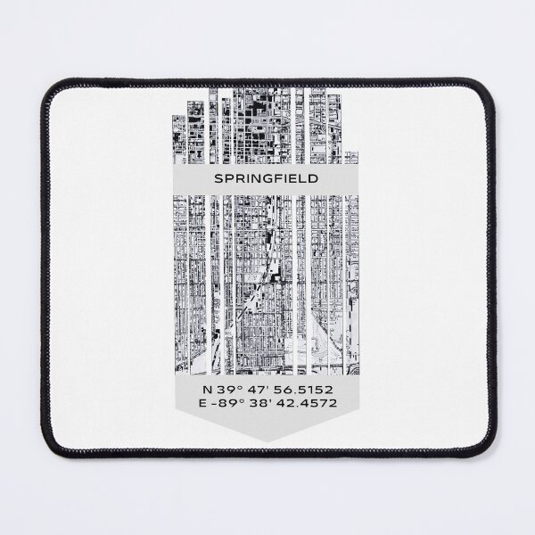 Item preview, AMERICA Springfield, IL - Latitude/Longitude designed and sold by ALLesROUNDER.