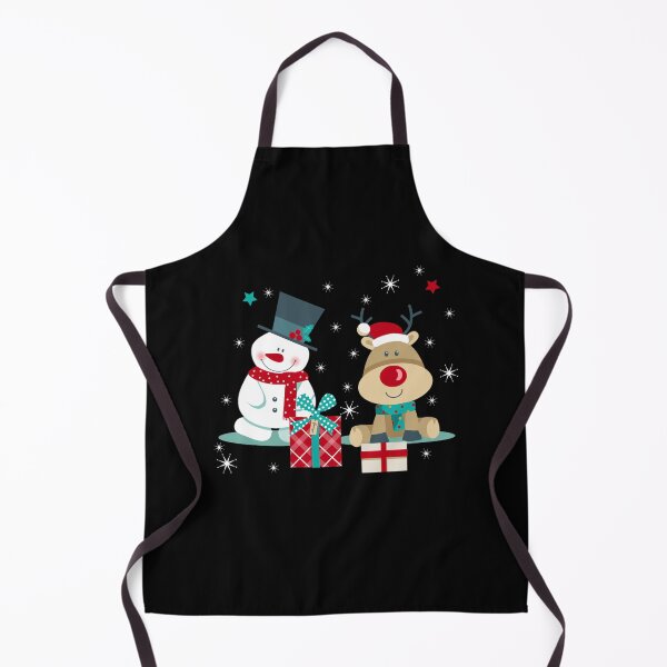 Item preview, Christmas season with snowman and deer designed and sold by CupidsGarreau83.
