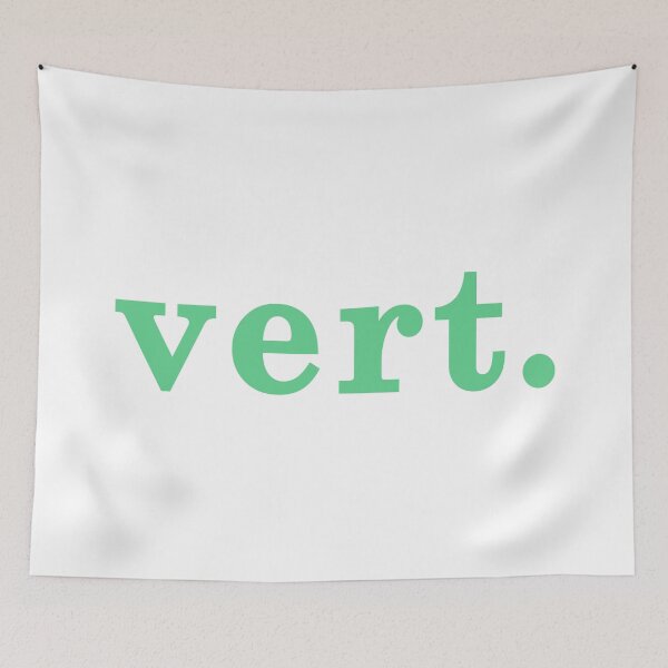 Item preview, Vert French Word Green designed and sold by Jeallan Designs.