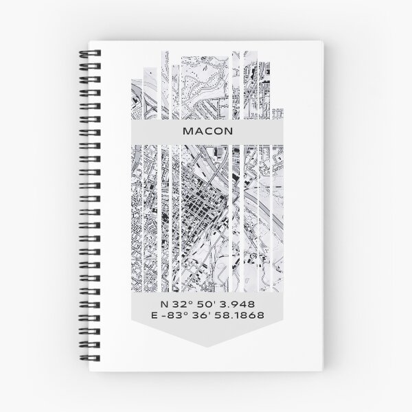 Item preview, AMERICA Macon, GA - Latitude/Longitude designed and sold by ALLesROUNDER.