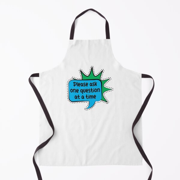 Item preview, Autism Please ask one question at a time  designed and sold by artistevt.