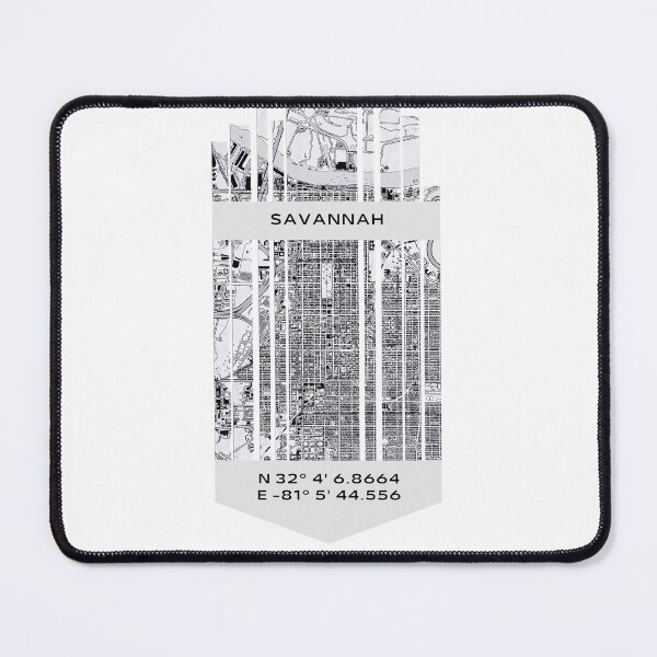 Item preview, AMERICA Savannah, GA - Latitude/Longitude designed and sold by ALLesROUNDER.