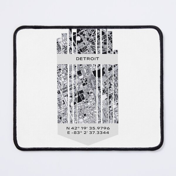 Item preview, AMERICA Detroit, MI - Latitude/Longitude designed and sold by ALLesROUNDER.