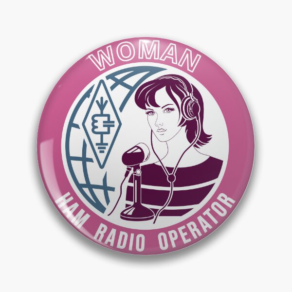 Item preview, Woman HAM Radio Operator - cicrcle three colors var-1 designed and sold by tuzlay.