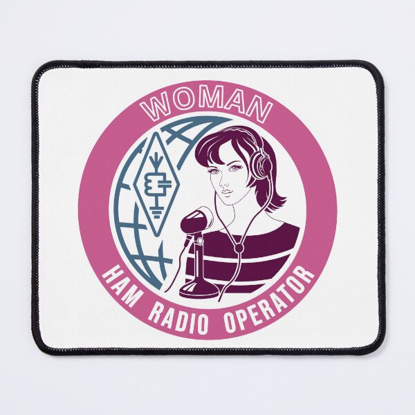 Item preview, Woman HAM Radio Operator - cicrcle three colors var-1 designed and sold by tuzlay.