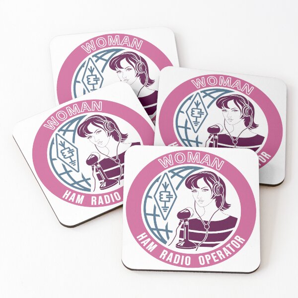 Item preview, Woman HAM Radio Operator - cicrcle three colors var-1 designed and sold by tuzlay.