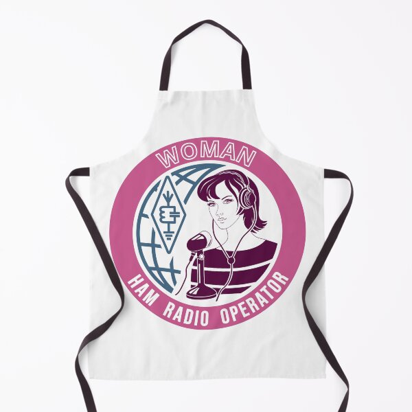 Item preview, Woman HAM Radio Operator - cicrcle three colors var-1 designed and sold by tuzlay.