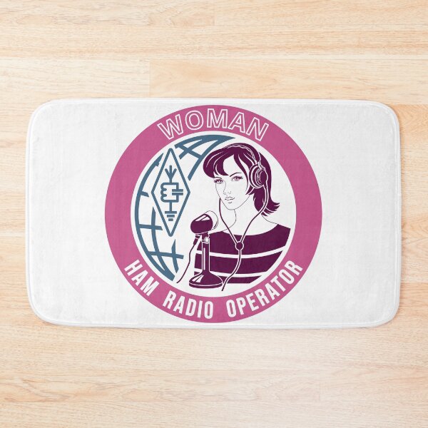 Item preview, Woman HAM Radio Operator - cicrcle three colors var-1 designed and sold by tuzlay.