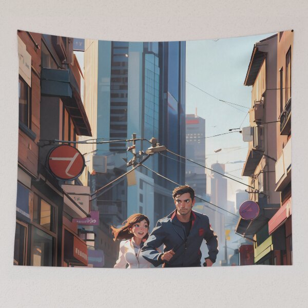 Item preview, couple running designed and sold by CerresVictoria.