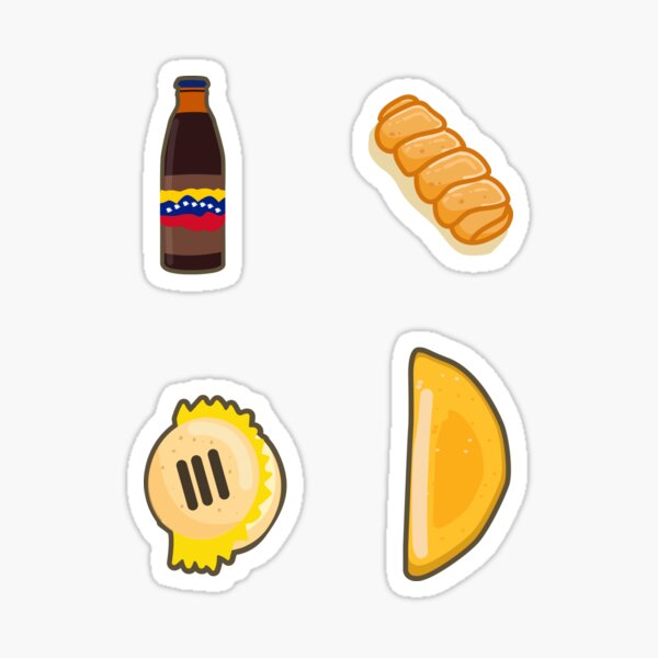 Item preview, Venezuelan food stickers designed and sold by SublimeXpress.