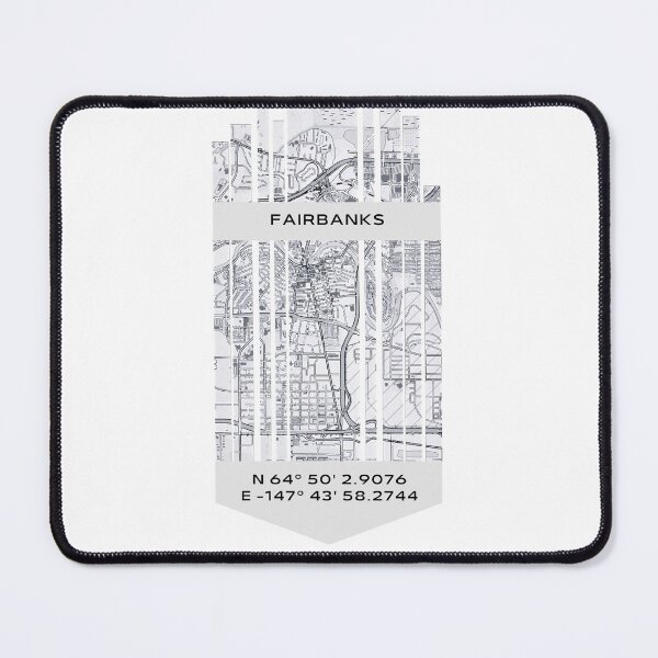 Item preview, AMERICA Fairbanks, AK - Latitude/Longitude designed and sold by ALLesROUNDER.