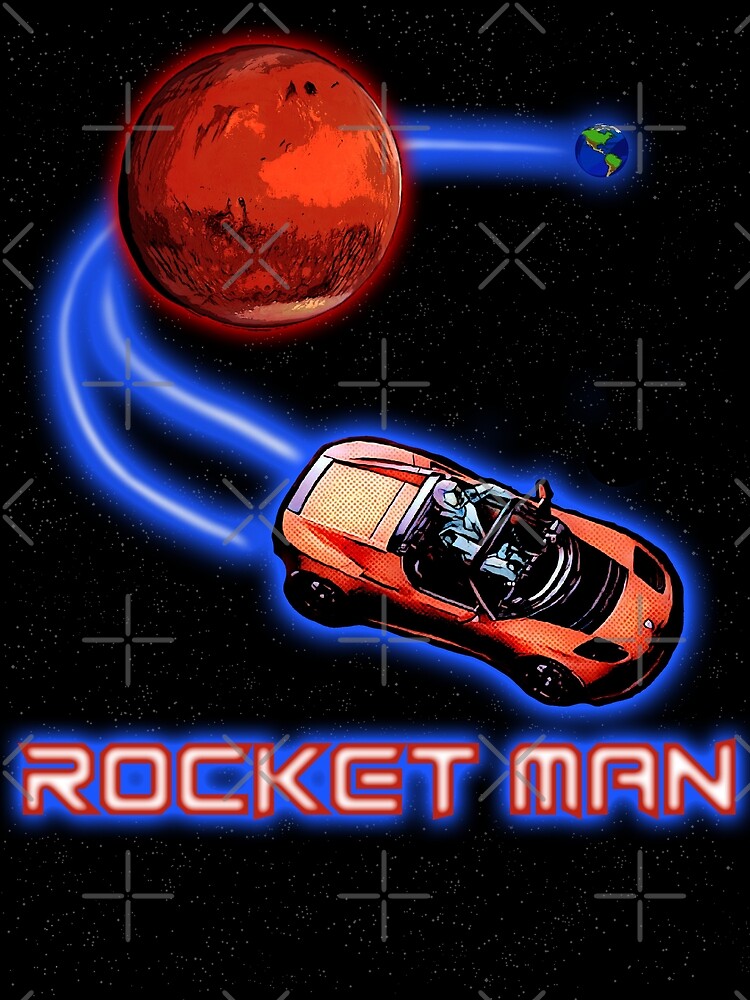 Disover Rocket MAn Premium Matte Vertical Poster
