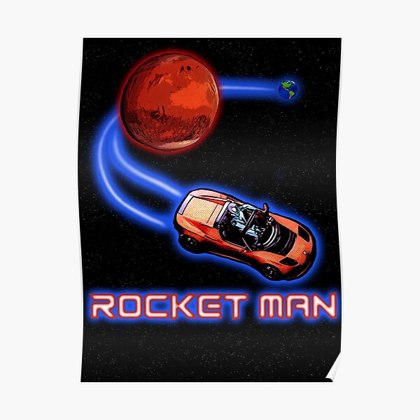 Rocket MAn Poster