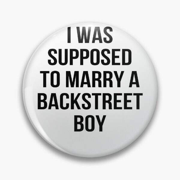 Item preview, I Was Supposed To Marry A Báckstréét Boy Classic Guys Unisex Tee Basic Novelty Tees Graphics Female Handmade Tblack designed and sold by ChaiyoNamwong.