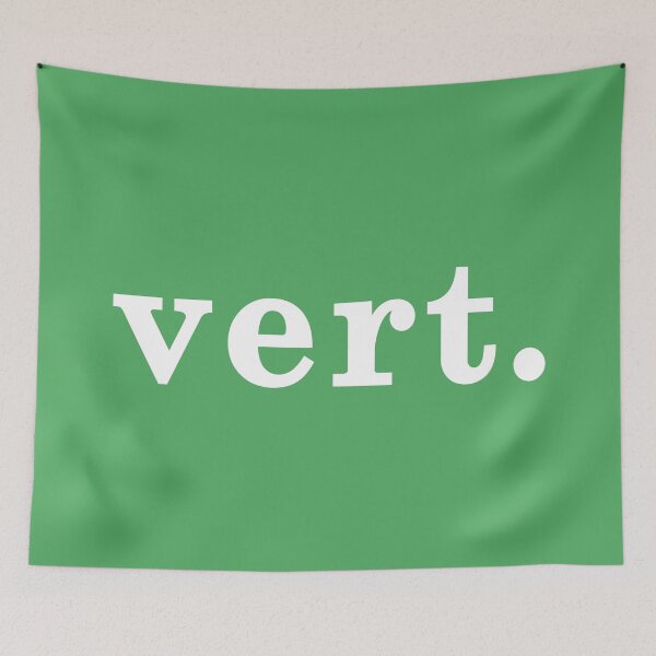 Item preview, Vert French Word Green designed and sold by Jeallan Designs.