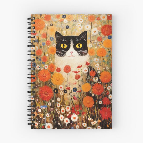 Item preview, Gustav Klimt Style Cat in flowers designed and sold by VisionDuke.