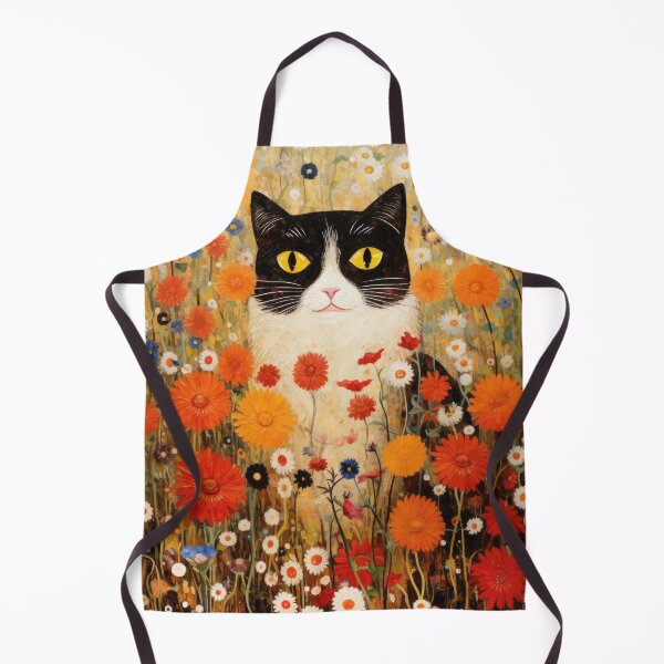 Item preview, Gustav Klimt Style Cat in flowers designed and sold by VisionDuke.