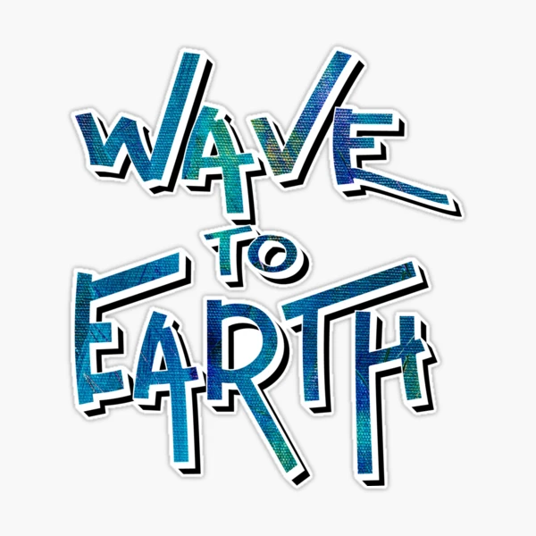 Wave to Earth Members Sticker for Sale by chapagettii